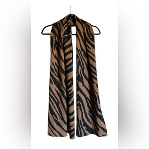 All Saints Zebra Jacquard Scarf